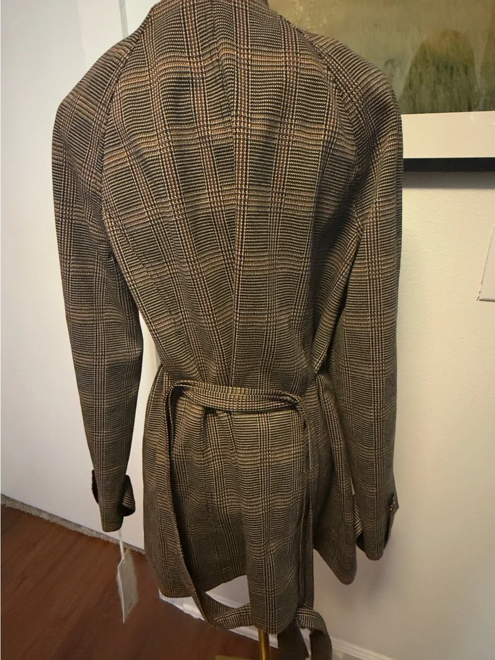 NWT Etcetera Plaid Pant Suit Size 8